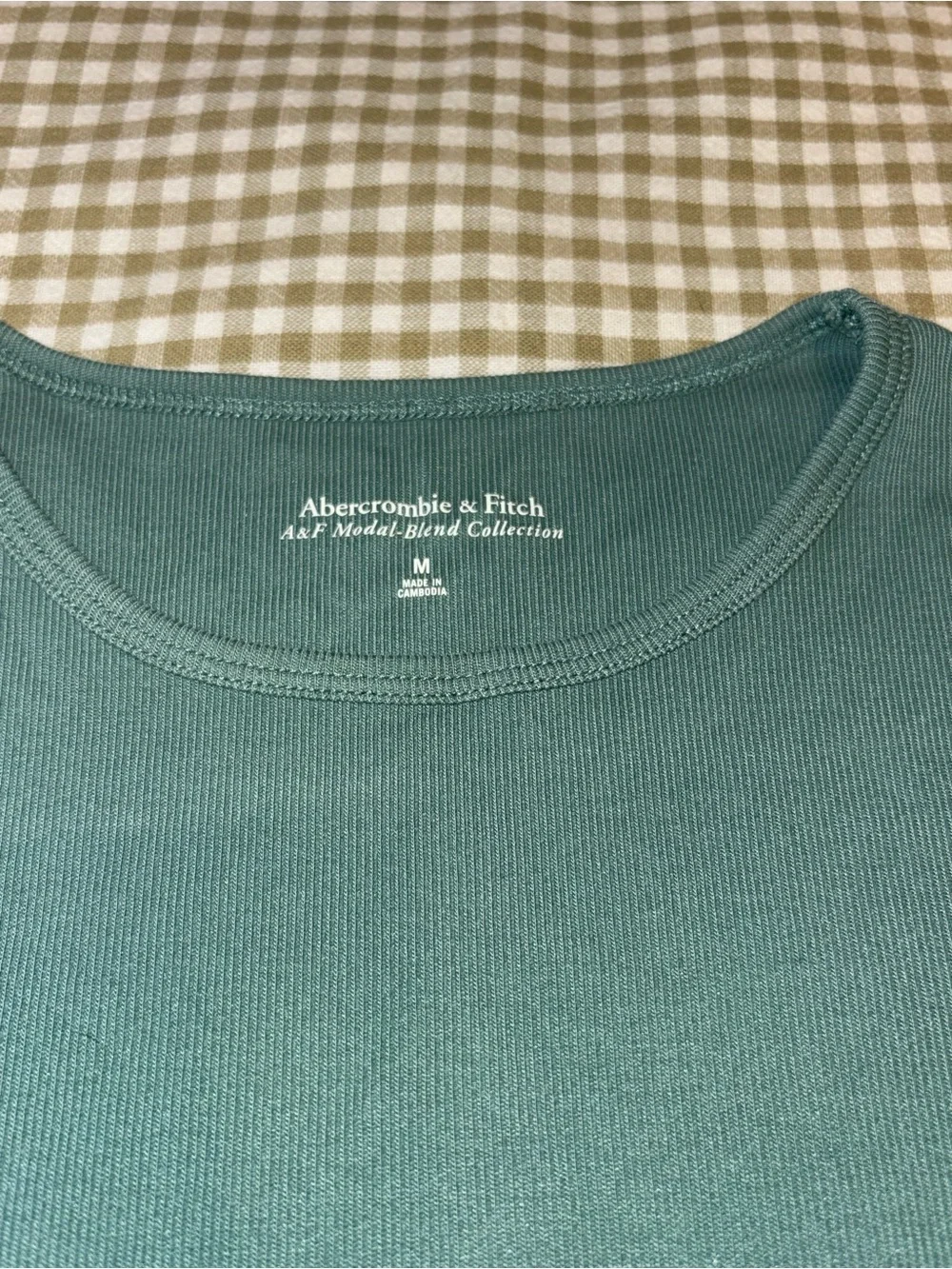 Abercrombie & Fitch Short Sleeve Crewneck Tee - Teal Green